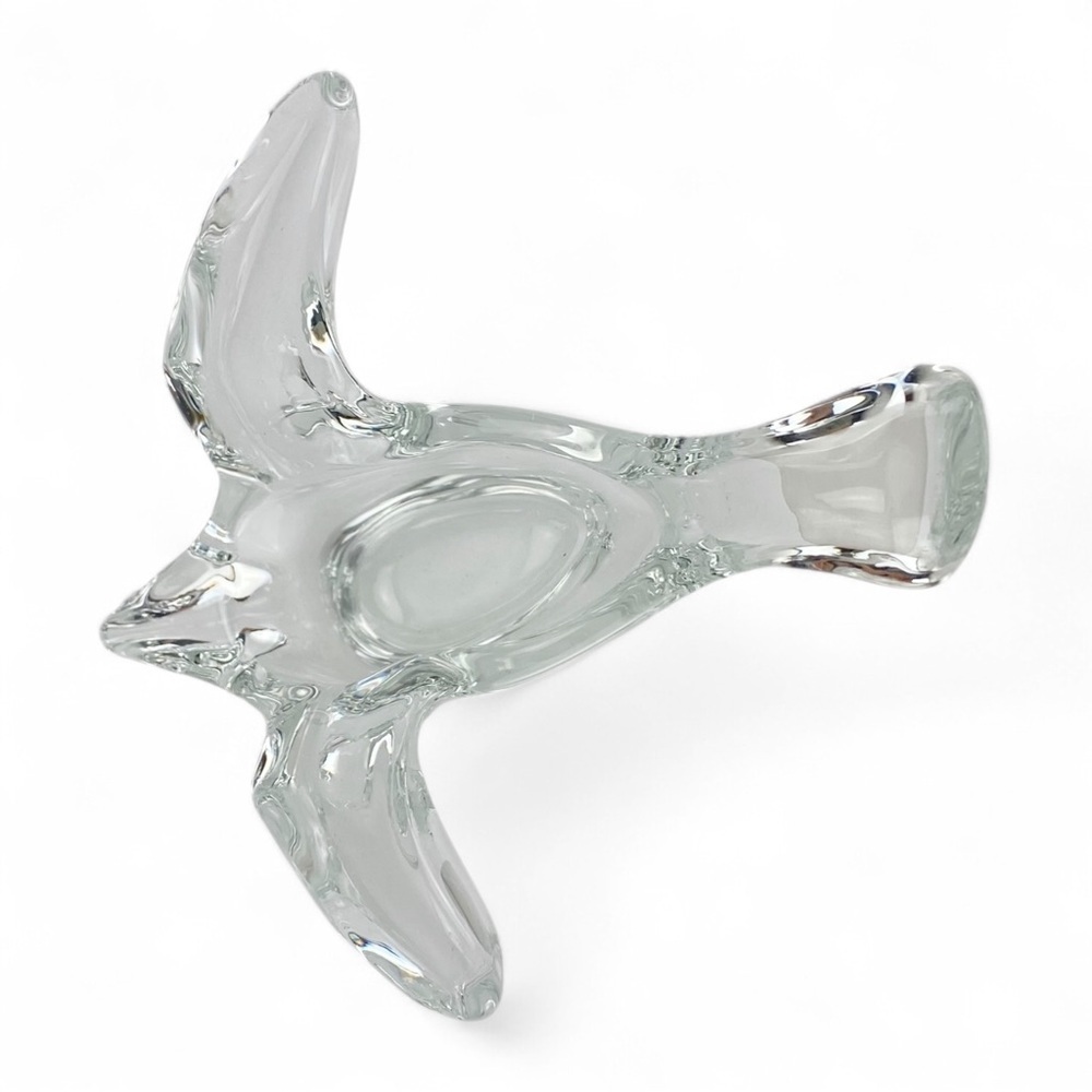 Princess House French Crystal Glass Soaring Bird Dove Candy-Nut Dish​ - Picture 5 of 6